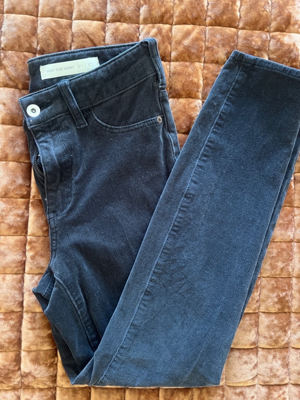 Pilcro by Anthropologie High-Rise Skinny corduroy pants